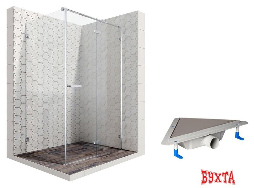 Душевой уголок Ambassador Set 10011103R-ST4 1