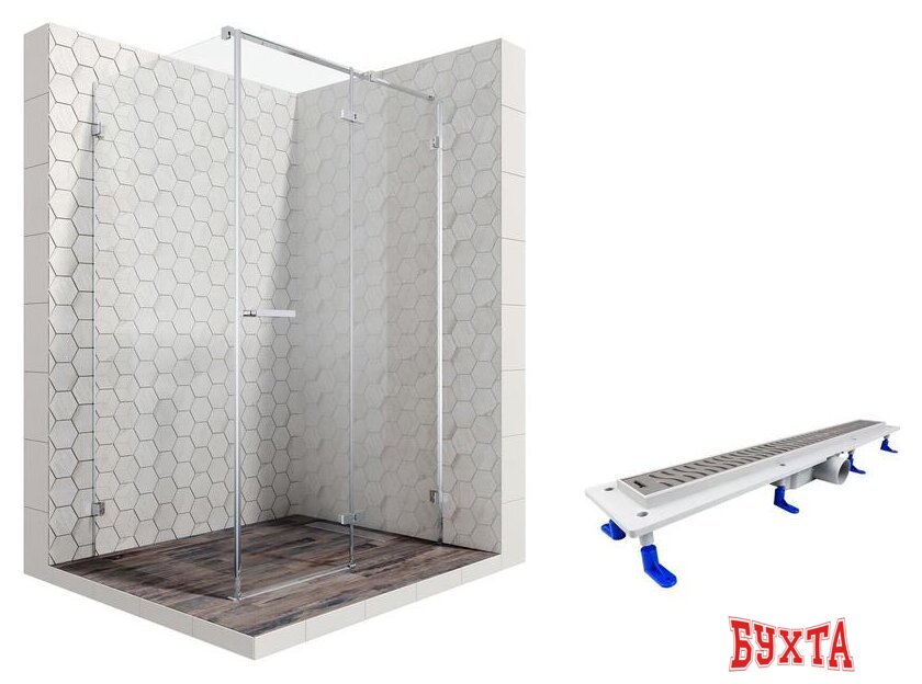 Душевой уголок Ambassador Set 10011104R-ST3