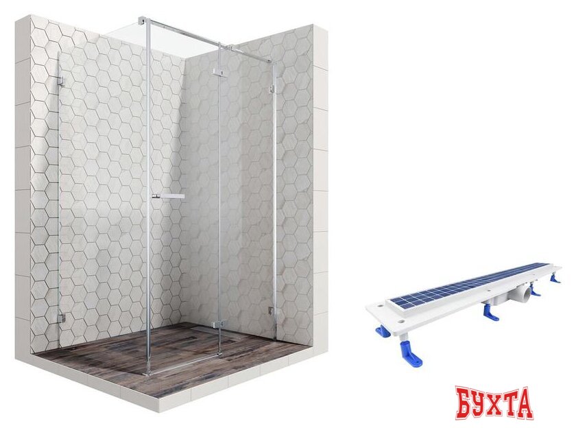 Душевой уголок Ambassador Set 10011104R-ST4