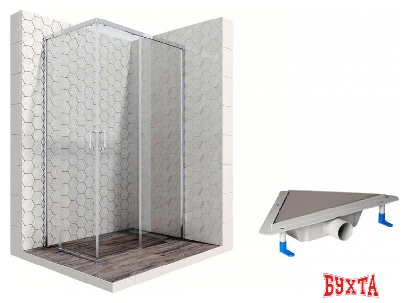 Душевой уголок Ambassador Set 11011106R-ST4 1