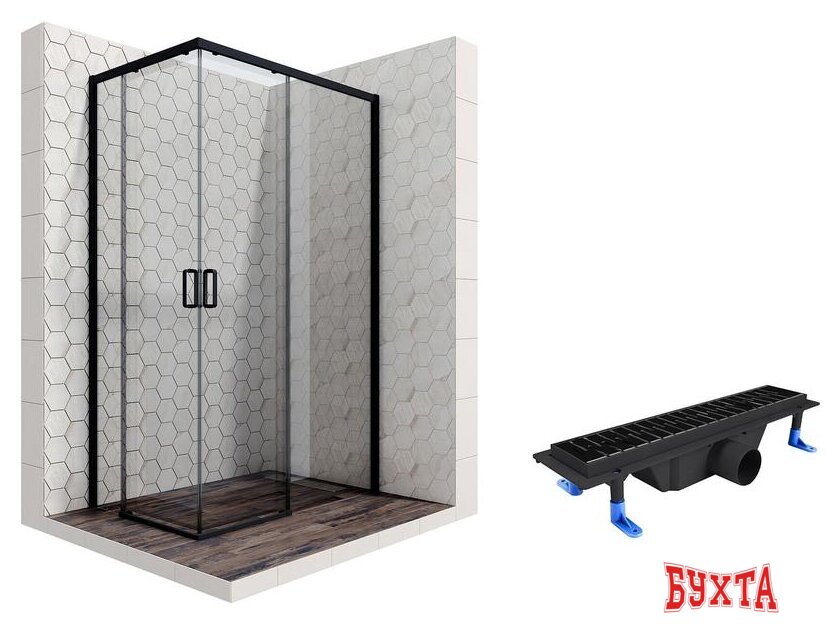 Душевой уголок Ambassador Set 11011205R-ST1 1