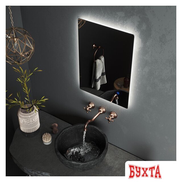 Мебель для ванных комнат Roxen Зеркало Pure 510175-60 60х80 3