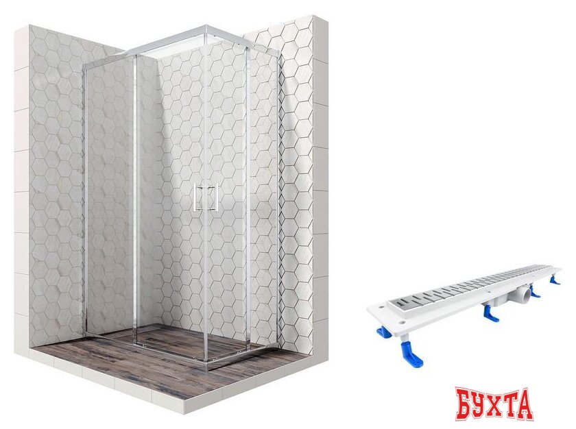 Душевой уголок Ambassador Set 14011101-ST10 1