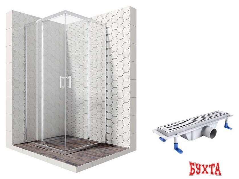 Душевой уголок Ambassador Set 14011102-ST3 1