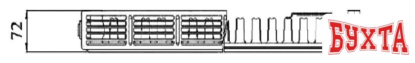 Стальной панельный радиатор Prado Classic тип 11 500x1000 2