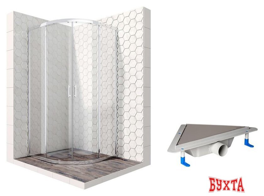 Душевой уголок Ambassador Set 14011104-ST15 1