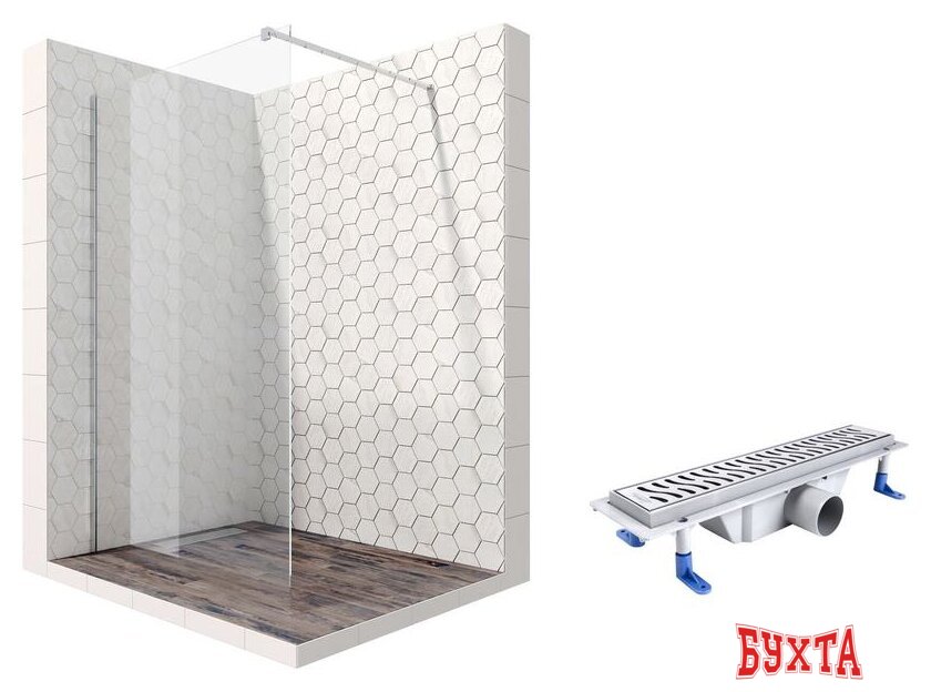 Душевая стенка Ambassador Set 15031102-ST3 1