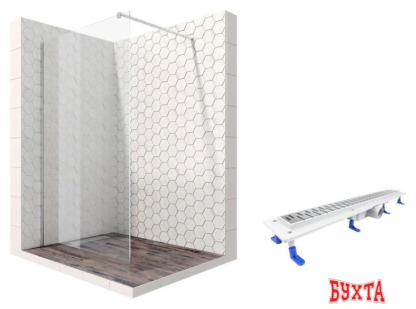 Душевая стенка Ambassador Set 15031104-ST10 1