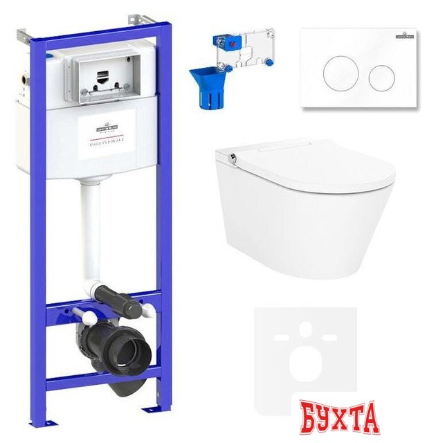 Унитаз подвесной Lavinia Boho Smart V-Clean 7 в 1 87561150 1