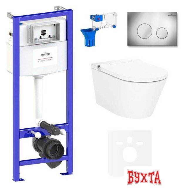 Унитаз подвесной Lavinia Boho Smart V-Clean 7 в 1 87561151