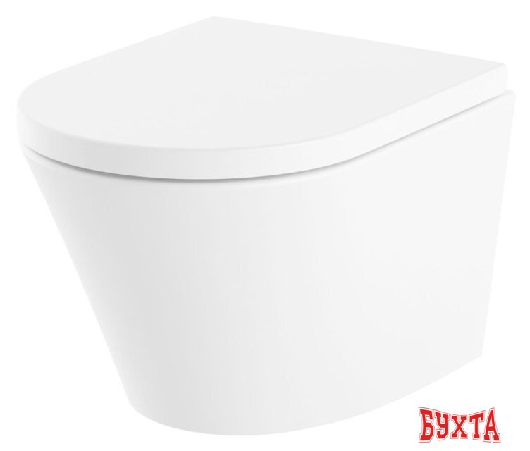 Унитаз подвесной Lavinia Boho Biore Compacto Rimless 21010005 (чаша, пневмокрышка, шум-я) 2