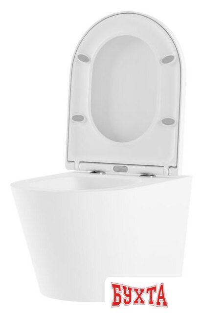 Унитаз подвесной Lavinia Boho Biore Compacto Rimless 21010005 (чаша, пневмокрышка, шум-я) 4