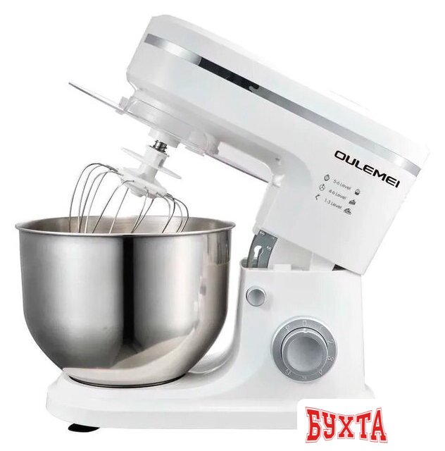 Планетарный миксер Oulemei OLM-HMC001 (белый)