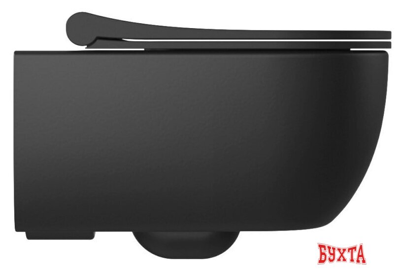 Унитаз подвесной Bocchi V-Tondo Rimless 1416-004-0129 (черный матовый) (без сиденья) 3