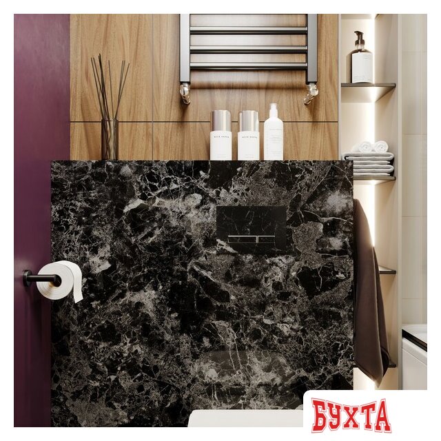 Инсталляция для унитаза Lavinia Boho Relfix 5 в 1 77020067 (greek black искусствен. камень) 4