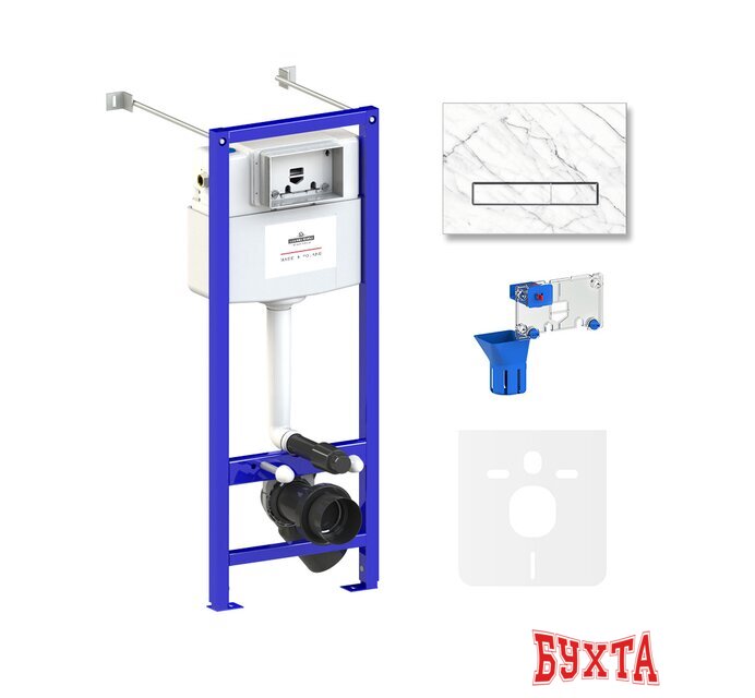 Инсталляция для унитаза Lavinia Boho Relfix 5 в 1 77020069 (statuary искусствен. камень) 1