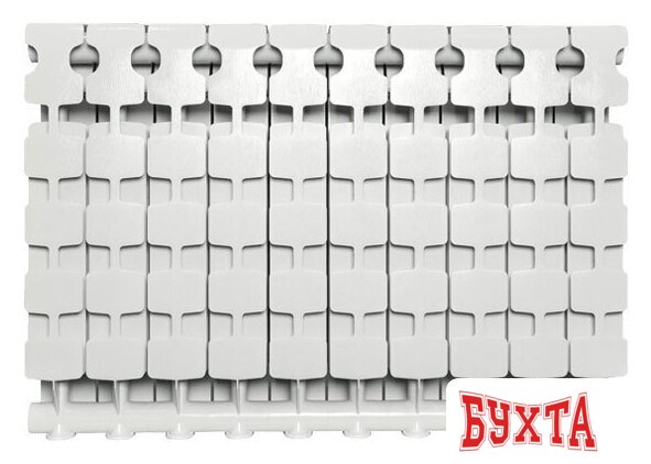 Алюминиевый радиатор Fondital Ardente C2 500/100 V63903410 (10 секций) 3