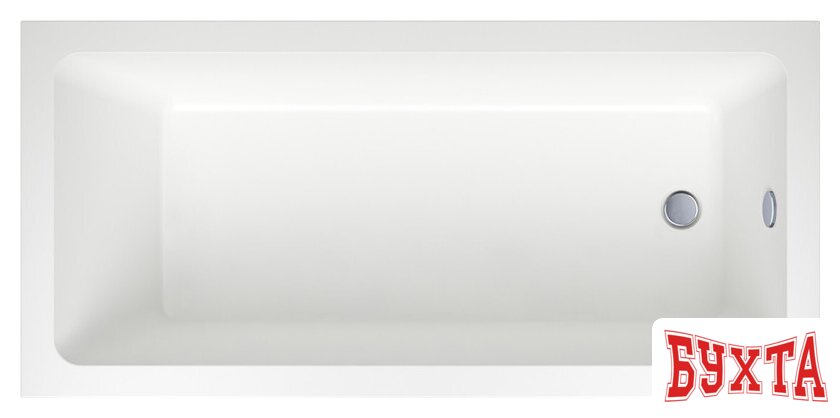 Ванна Wellsee FreeDom 150x80 231101001 (встраиваемая ванна белый глянец, сифон-автомат хром)