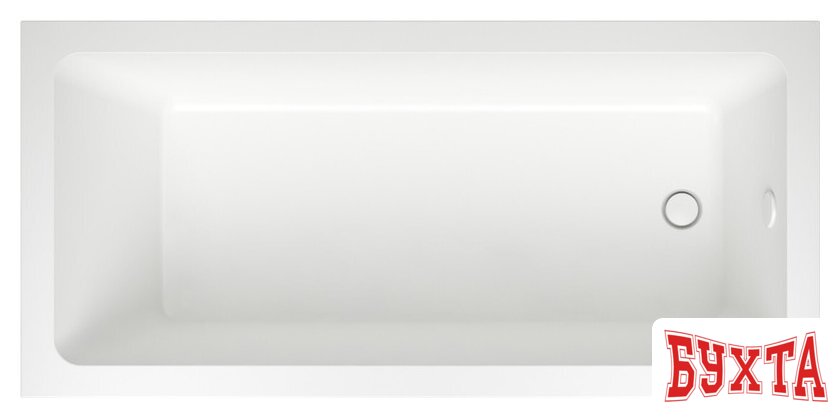 Ванна Wellsee FreeDom 150x80 231101002 (встраиваемая ванна белый глянец, сифон-автомат глянцевый белый)