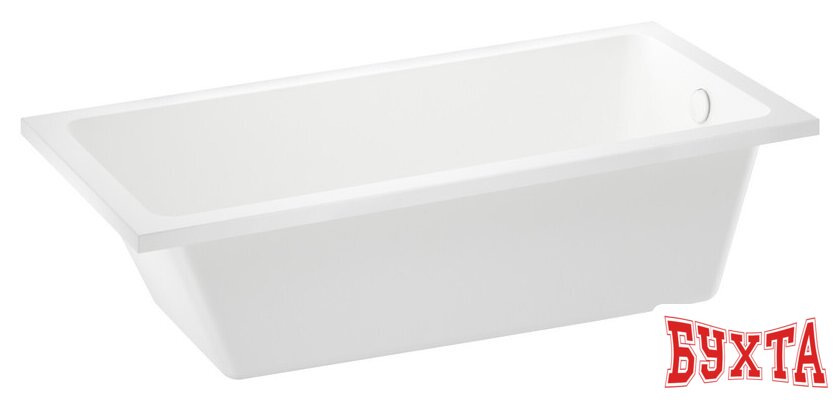 Ванна Wellsee FreeDom 150x80 231101002 (встраиваемая ванна белый глянец, сифон-автомат глянцевый белый) 2