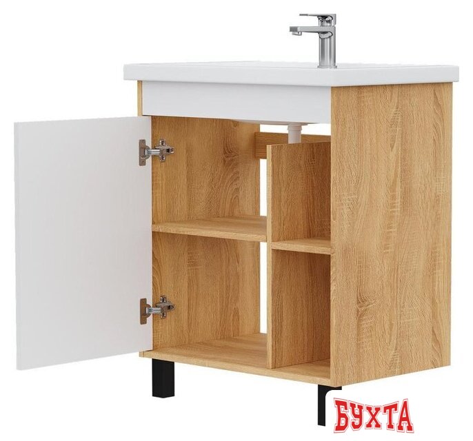 Мебель для ванных комнат Volna Тумба с умывальником Osmond 70 + Фостер 70 3