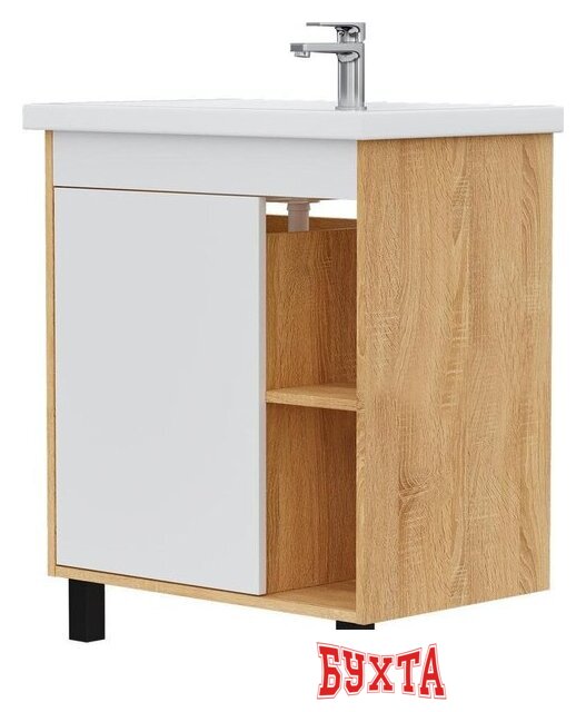 Мебель для ванных комнат Volna Тумба с умывальником Osmond 70 + Фостер 70 4