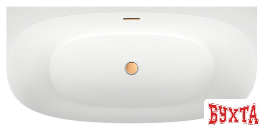 Ванна Wellsee Belle Spa 2.0 160x75 235801004 (пристенная ванна белый глянец, экран, ножки, сифон-автомат золото) 4