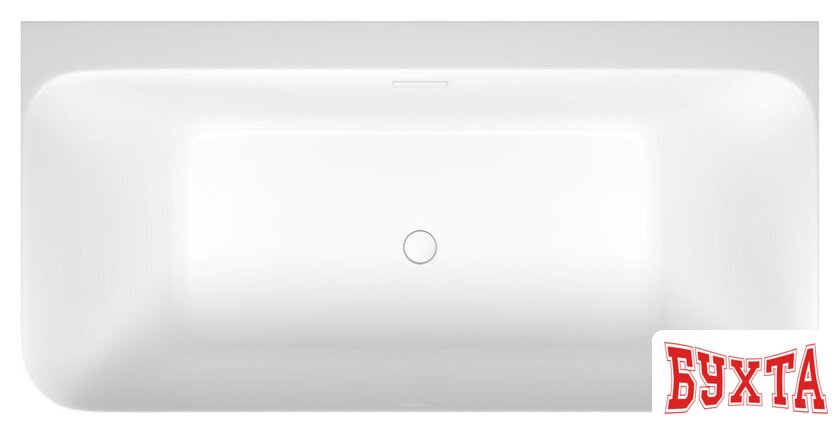 Ванна Wellsee Clermont 170x75 28260202R (пристенная ванна белый глянец, экран, ножки, сифон-автомат глянцевый белый) 4