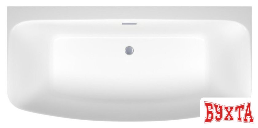 Ванна Wellsee Ground Breaking 170x80 28770101R (пристенная ванна белый глянец, экран, ножки, сифон-автомат хром) 4