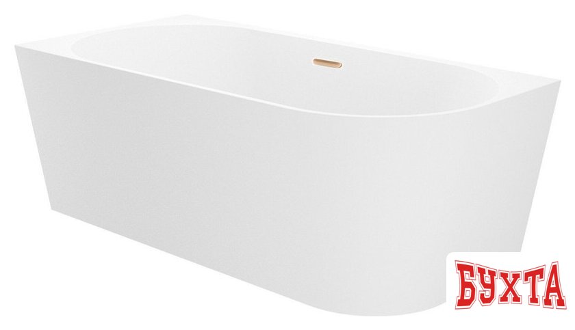 Ванна Wellsee Excellence Pro 150x73 28760604R (пристенная ванна (левая) белый глянец, экран, ножки, сифон-автомат золото) 2