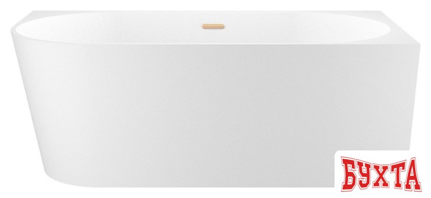 Ванна Wellsee Excellence Pro 170x75 28761104R (пристенная ванна (правая) белый глянец, экран, ножки, сифон-автомат золото) 1