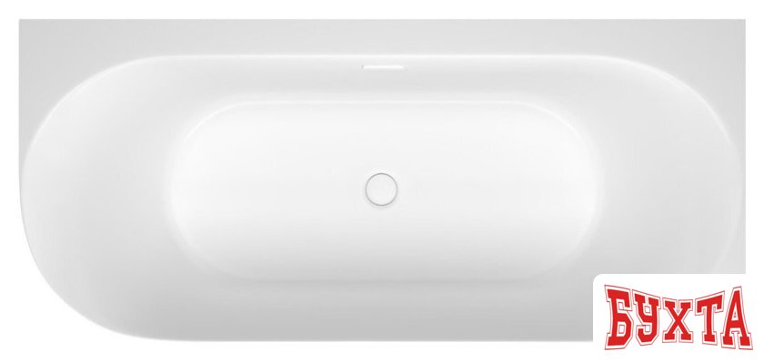 Ванна Wellsee Collaro 180x80 28910602R (пристенная ванна (правая) белый глянец, экран, ножки, сифон-автомат глянцевый белый) 4