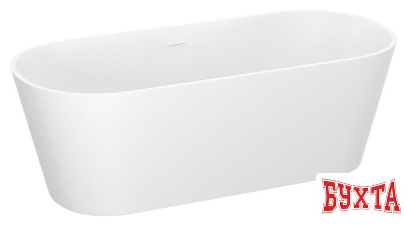 Ванна Wellsee Shell 150x73 28170202R (отдельностоящая ванна белый глянец, экран, ножки, сифон-автомат глянцевый белый) 2