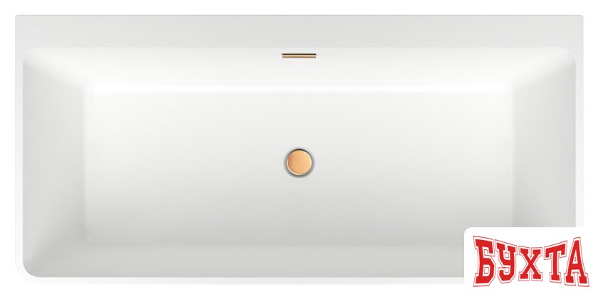 Ванна Wellsee Graceful Pro 168x80 230903004 (отдельностоящая ванна белый глянец, экран, ножки, сифон-автомат золото) 4
