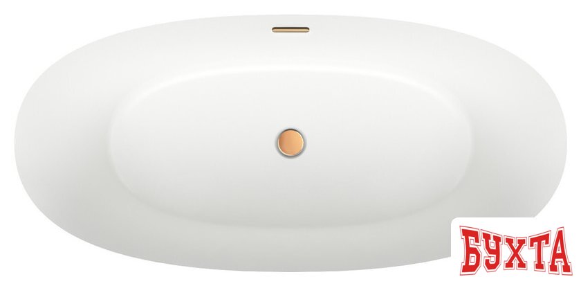 Ванна Wellsee Éclatant 159x74 231301004 (отдельностоящая ванна белый глянец, экран, ножки, сифон-автомат золото) 4