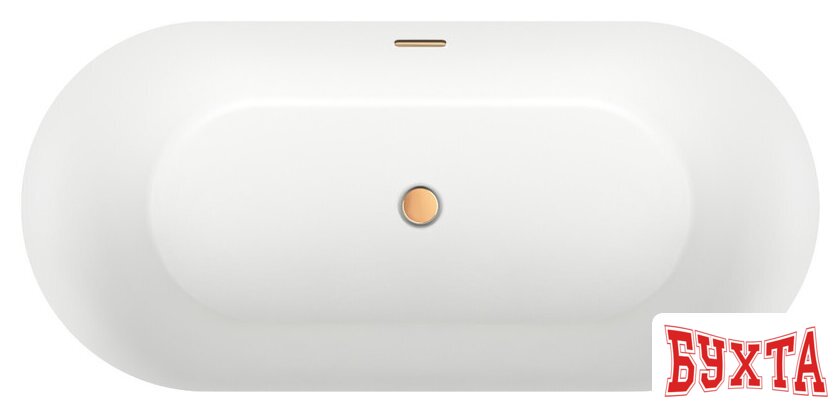 Ванна Wellsee Croquis 166x77 230301004 (отдельностоящая ванна белый глянец, экран, ножки, сифон-автомат золото) 4