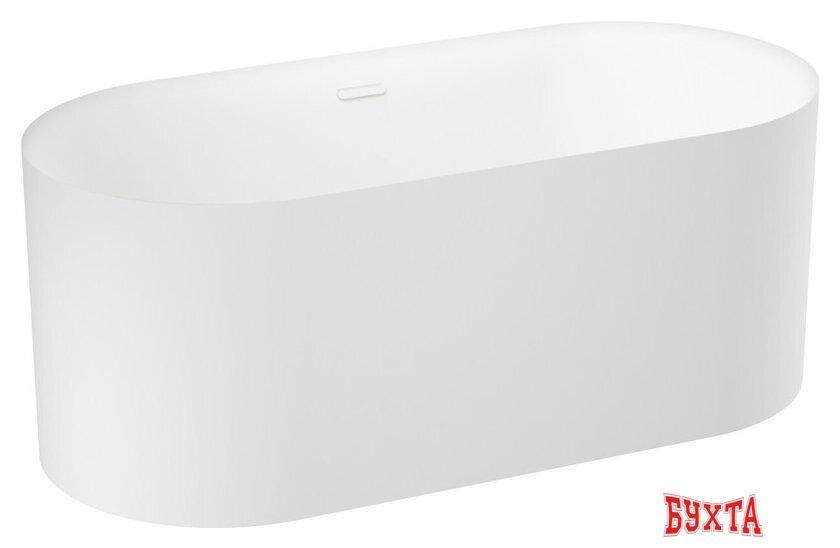 Ванна Wellsee Chalice Perfection 166x77 230602002 (отдельностоящая ванна матовый белый, экран, ножки, сифон-автомат матовый белый) 2