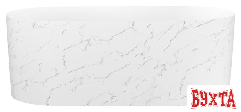 Ванна Wellsee Chalice Perfection 166x77 230606002 (отдельност. ванна белый глянец/мат. белый мрамор, экран, ножки, сифон-автомат глянц.белый) 3