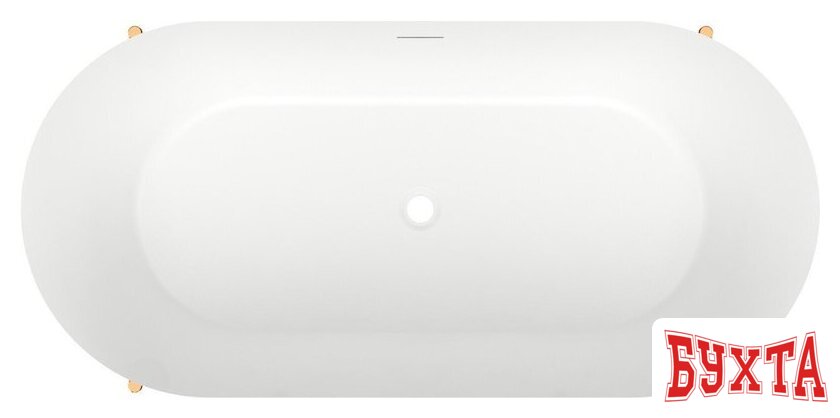 Ванна Wellsee FR.Euphoria 2.0 166x77 235501002 (отдельностоящая ванна белый глянец, экран, ножки золото) 4