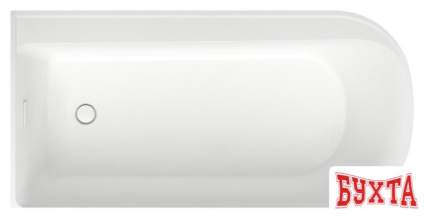 Ванна Wellsee Camellia 167x82 236101002 (отдельностоящая ванна (левая) белый глянец, экран, ножки, сифон-автомат глянцевый белый) 4