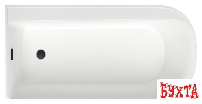 Ванна Wellsee Camellia 167x82 236101003 (отдельностоящая ванна (левая) белый глянец, экран, ножки, сифон-автомат матовый черный) 4