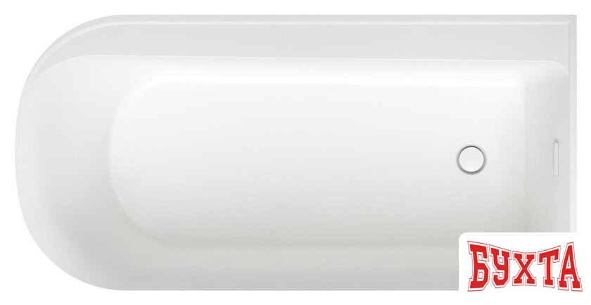 Ванна Wellsee Camellia 167x82 236102002 (отдельностоящая ванна (правая) белый глянец, экран, ножки, сифон-автомат глянцевый белый) 4