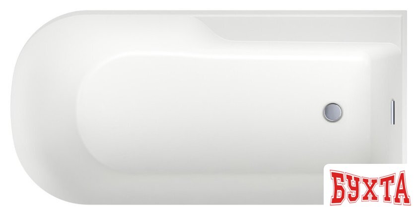 Ванна Wellsee Camellia 2.0 167x82 236202001 (отдельностоящая ванна (правая) белый глянец, экран, ножки, сифон-автомат хром) 4