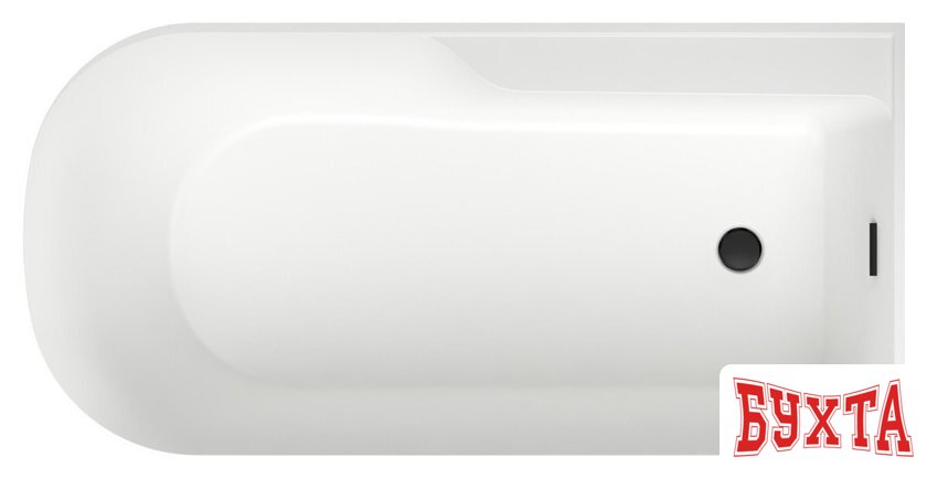 Ванна Wellsee Camellia 2.0 167x82 236202003 (отдельностоящая ванна (правая) белый глянец, экран, ножки, сифон-автомат матовый черный) 4