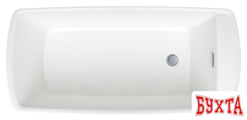 Ванна Wellsee Idéal 170x78 236901001 (отдельностоящая ванна белый глянец, экран, ножки, сифон-автомат хром) 4