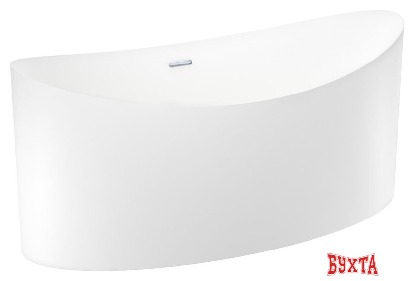 Ванна Wellsee Cerulean 174x80 231001001 (отдельностоящая ванна белый глянец, экран, ножки, сифон-автомат хром) 2