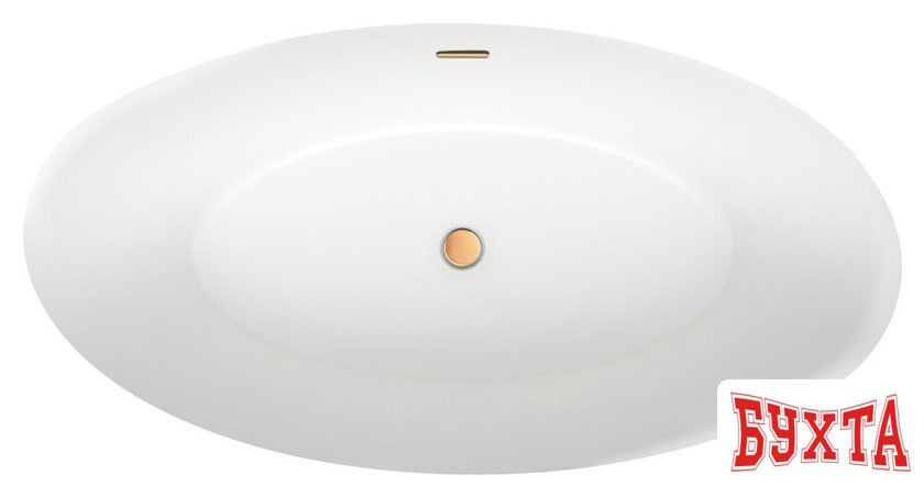 Ванна Wellsee L’univers 177,5x91 236401004 (отдельностоящая ванна белый глянец, экран, ножки, сифон-автомат золото) 2