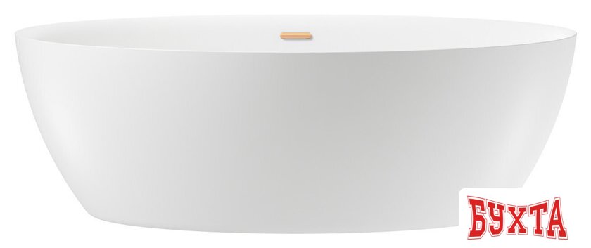 Ванна Wellsee Grand Prix 186x88,5 235601004 (отдельностоящая ванна белый глянец, экран, ножки, сифон-автомат золото) 1