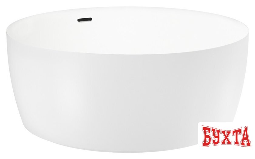 Ванна Wellsee Pour Plus 150x150 237101003 (отдельностоящая ванна белый глянец, экран, ножки, сифон-автомат матовый черный) 2