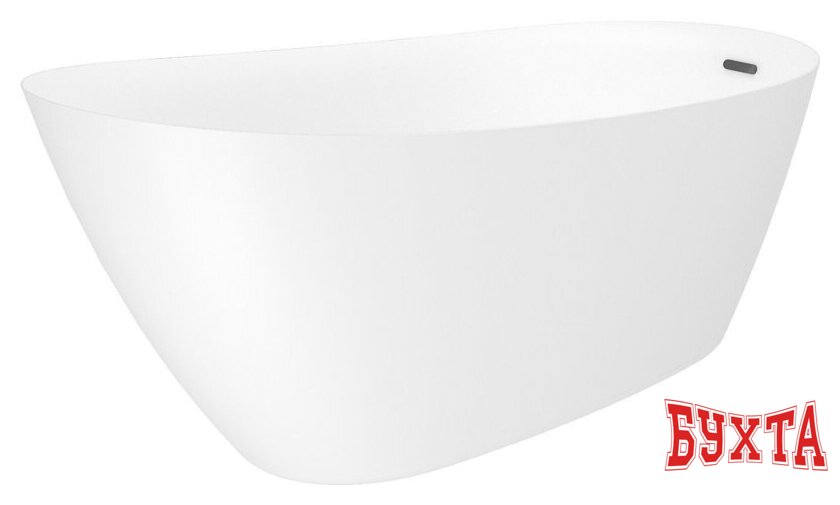 Ванна Wellsee Panta Rei 168x73 23720103R (отдельностоящая ванна белый глянец, экран, ножки, сифон-автомат матовый черный) 2